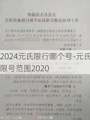 2024元氏限行哪个号-元氏限号范围2020