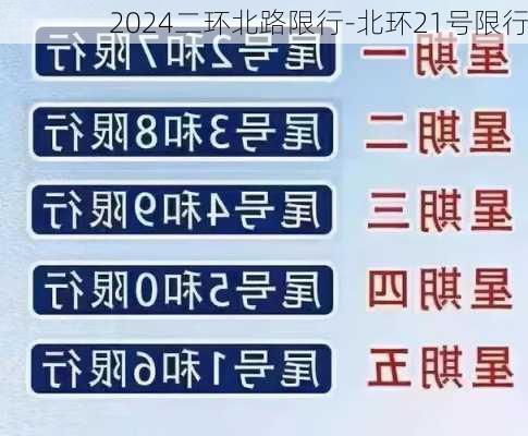 2024二环北路限行-北环21号限行