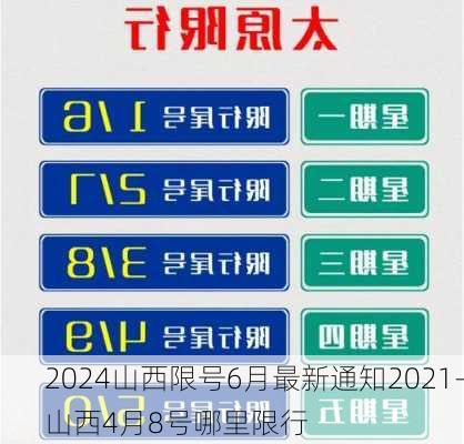 2024山西限号6月最新通知2021-山西4月8号哪里限行