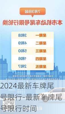 2024最新车牌尾号限行-最新车牌尾号限行时间