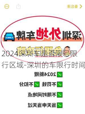 2024深圳车是否限号限行区域-深圳的车限行时间