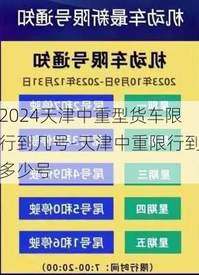 2024天津中重型货车限行到几号-天津中重限行到多少号