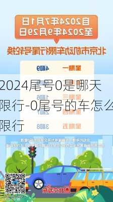 2024尾号0是哪天限行-0尾号的车怎么限行