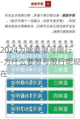 2024为啥要限号限行-为什么要限号限行呢现在