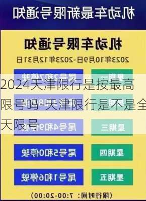 2024天津限行是按最高限号吗-天津限行是不是全天限号