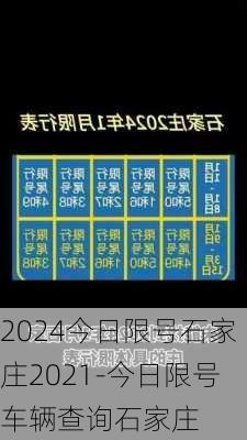 2024今日限号石家庄2021-今日限号车辆查询石家庄