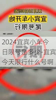 2024宜宾小车今日限号是多少-宜宾今天限行什么号啊