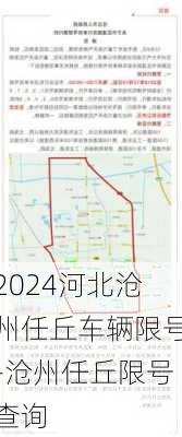 2024河北沧州任丘车辆限号-沧州任丘限号查询