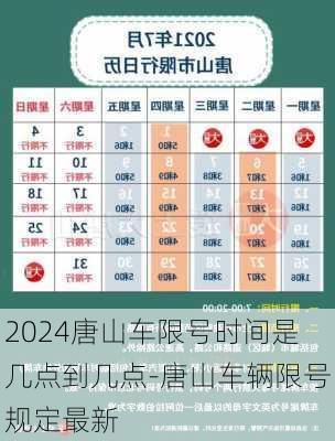 2024唐山车限号时间是几点到几点-唐山车辆限号规定最新