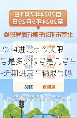 2024进北京今天限号是多少限号是几号车-近期进京车辆限号吗