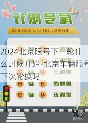 2024北京限号下一轮什么时候开始-北京车辆限号下次轮换吗