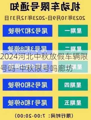 2024河北中秋放假车辆限号吗-中秋限号吗廊坊