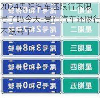 2024贵阳汽车还限行不限号了吗今天-贵阳汽车还限行不限号了