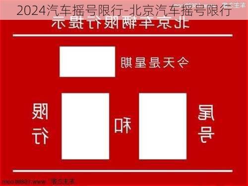 2024汽车摇号限行-北京汽车摇号限行