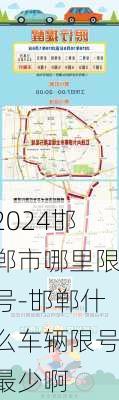 2024邯郸市哪里限号-邯郸什么车辆限号最少啊