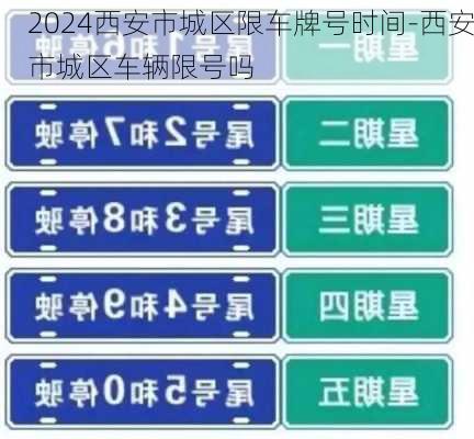 2024西安市城区限车牌号时间-西安市城区车辆限号吗