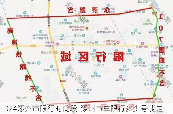 2024涿州市限行时间段-涿州市车限行多少号能走