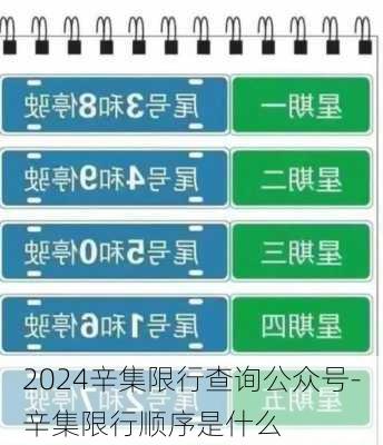 2024辛集限行查询公众号-辛集限行顺序是什么