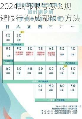 2024成都限号怎么规避限行的-成都限号方法