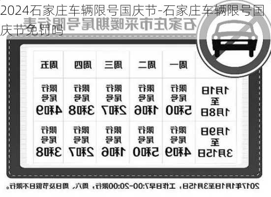 2024石家庄车辆限号国庆节-石家庄车辆限号国庆节免罚吗