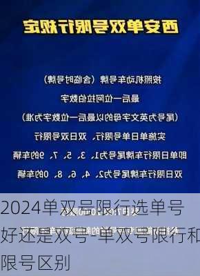 2024单双号限行选单号好还是双号-单双号限行和限号区别