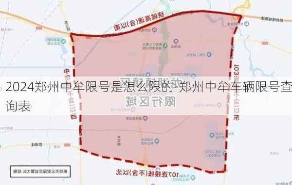 2024郑州中牟限号是怎么限的-郑州中牟车辆限号查询表