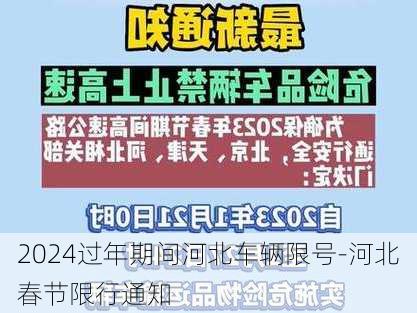 2024过年期间河北车辆限号-河北春节限行通知