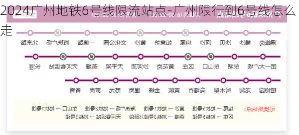 2024广州地铁6号线限流站点-广州限行到6号线怎么走