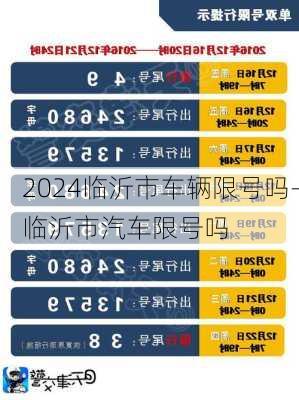 2024临沂市车辆限号吗-临沂市汽车限号吗