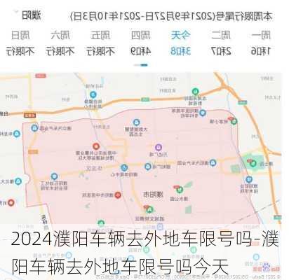 2024濮阳车辆去外地车限号吗-濮阳车辆去外地车限号吗今天